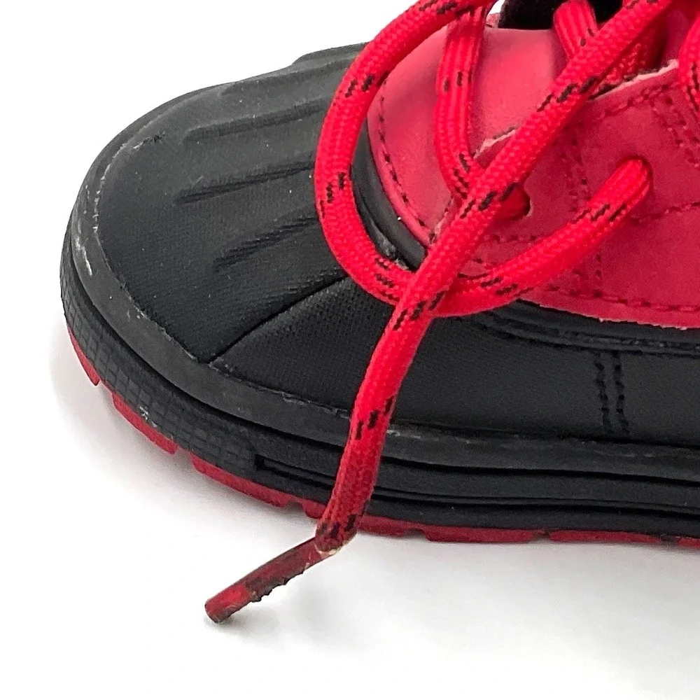 Nike ACG Woodside 2 High Toddler Kids Size 6C Red‎ Black Boots Duck Boot